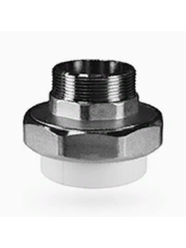 Муфта PPR комбинированная разъёмная (американка) Dn 32х3/4 НР