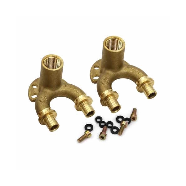 Проточный настенный уголок для труб из сшитого полиэтилена ZL16X2,2-Rp1/2"