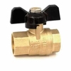 Кран шаровой 1/2" F/F (бабочка) усиленный