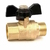 Кран шаровой 1/2" F/М (бабочка) усиленный