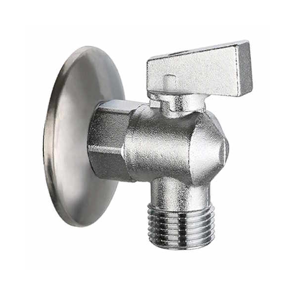 Кран угловой матовый 1/2"x3/4" Н/Н