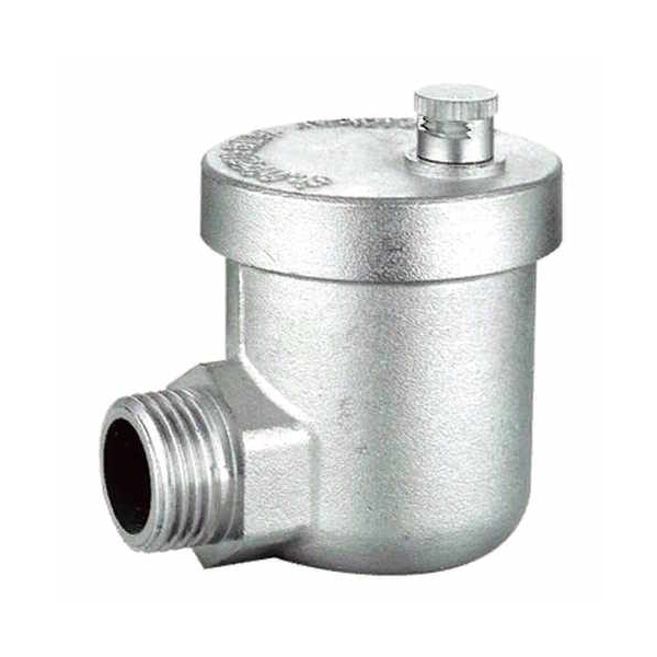 Воздухоотводчик боковой 1/2" Никель